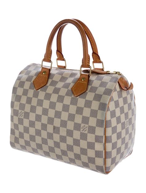 sac louis vuitton speedy 25 damier azur|LOUIS VUITTON Damier Azur Nautical Speedy Bandouliere 25 .